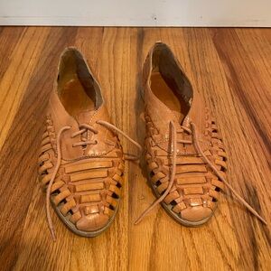 Tan huaraches sandal. Womens size 6.5